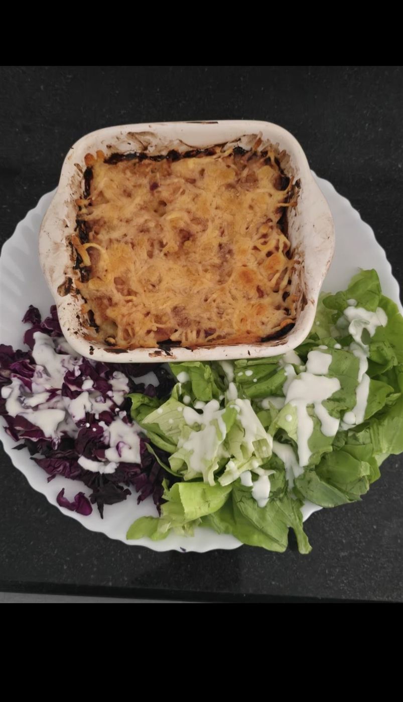 طبق غراتان Keto